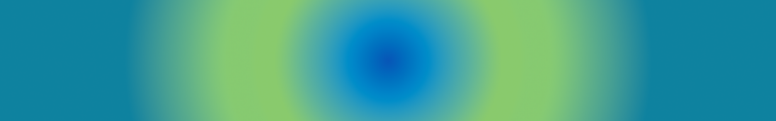 A gradient background, it goes from a light springy green inwards in a circular ring towards a peacock teal blue color. The center of the gradient is centered behind all the text that is overlaid on this.